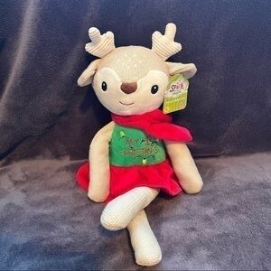 Spark NWT baby’s first Christmas plush with rattle